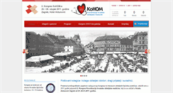 Desktop Screenshot of kohom2011.conventuscredo.hr
