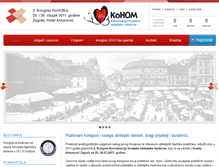 Tablet Screenshot of kohom2011.conventuscredo.hr